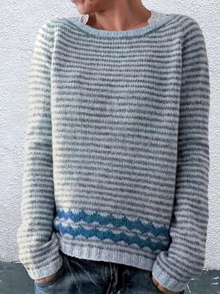 Isabelle™ | Elegante, bequeme Streife-Pulli für de Alltag