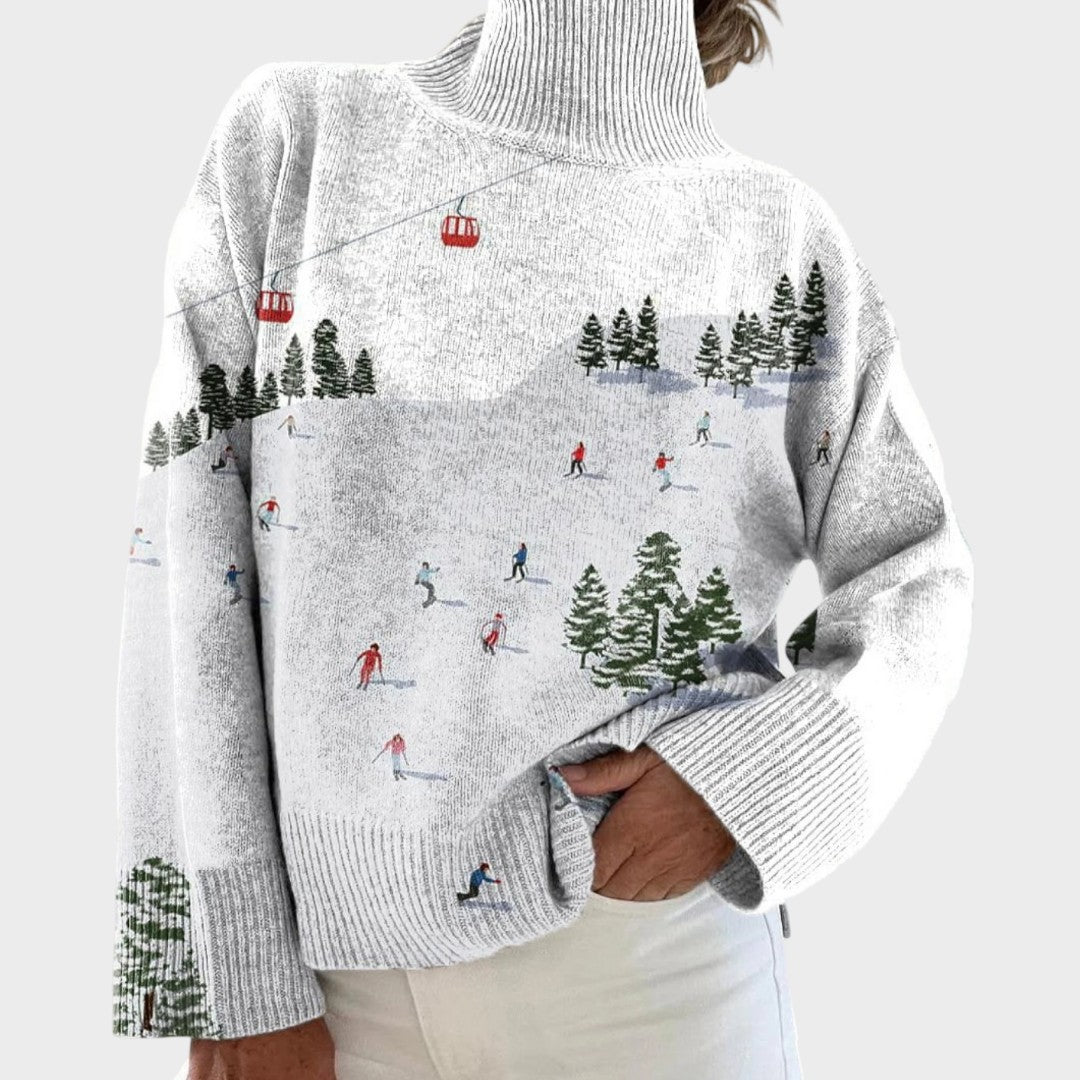 Francisca – Kunstvoller Rollkragenpullover