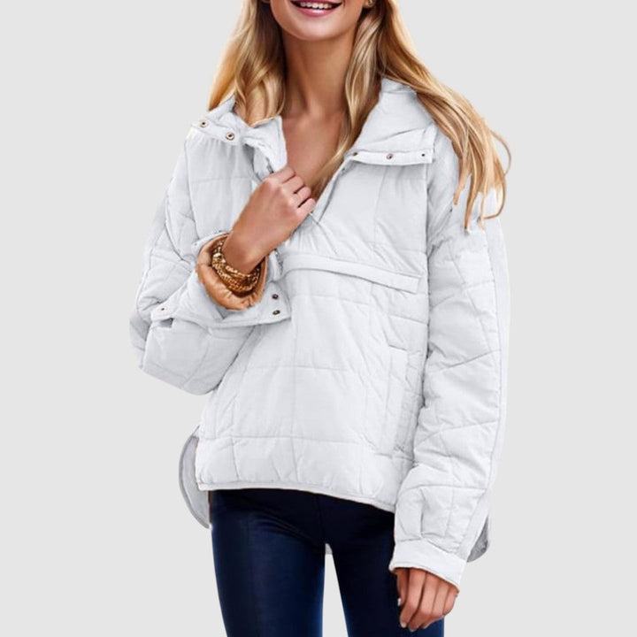 Anežka – Oversize-Bluse mit Kapuze