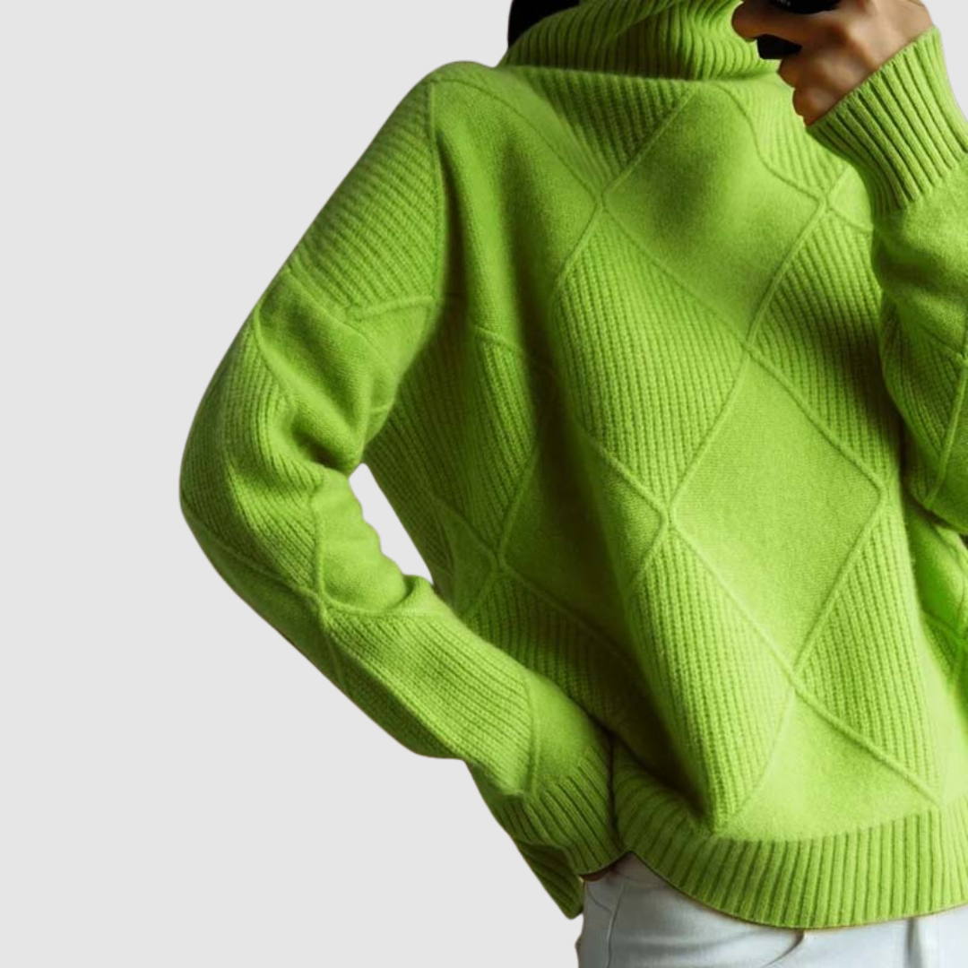 Ester – Strukturierter Rollkragenpullover