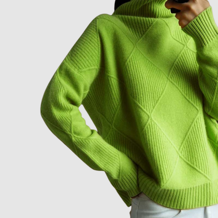 Ester – Strukturierter Rollkragenpullover