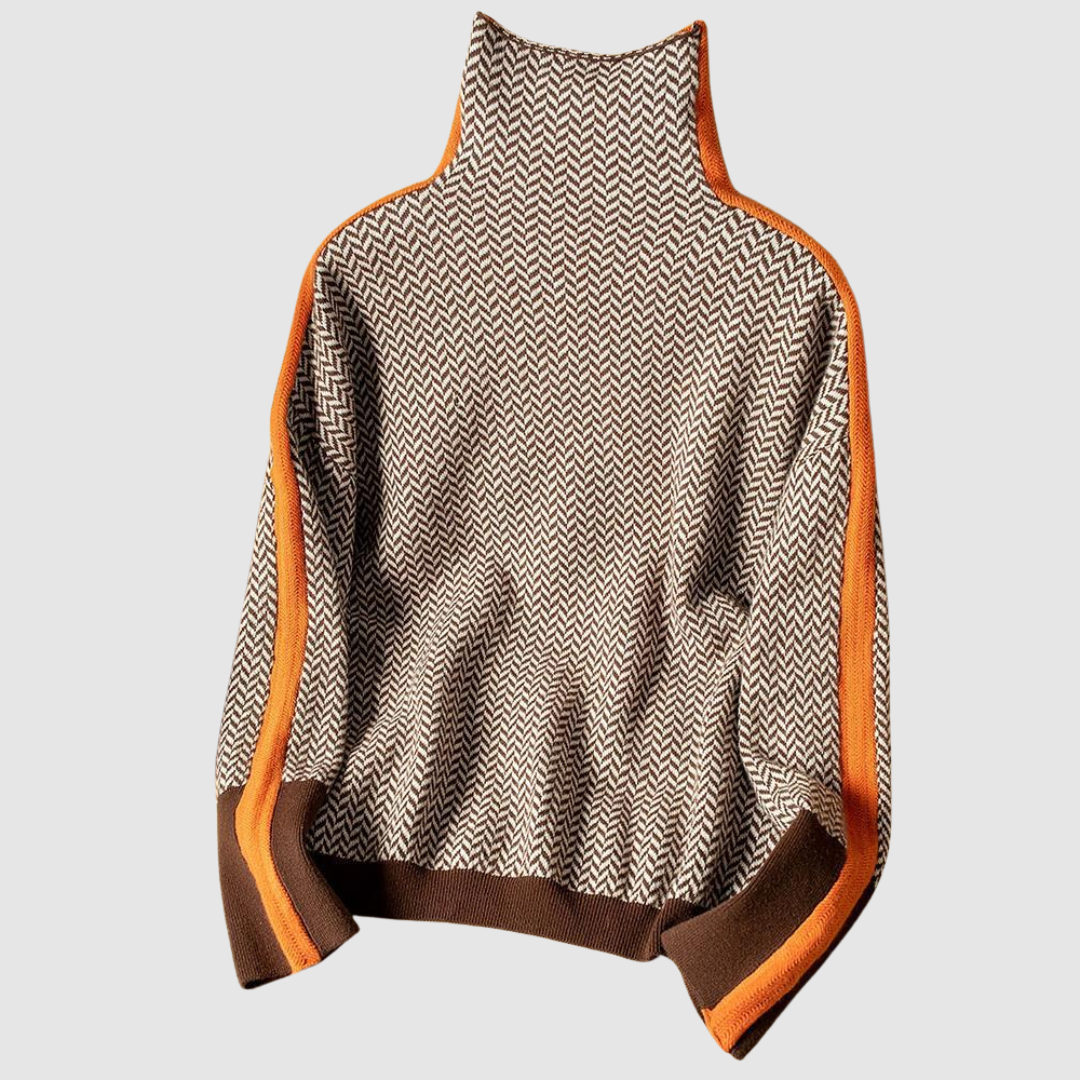 Elżbieta – Pullover mit hohem Chrage