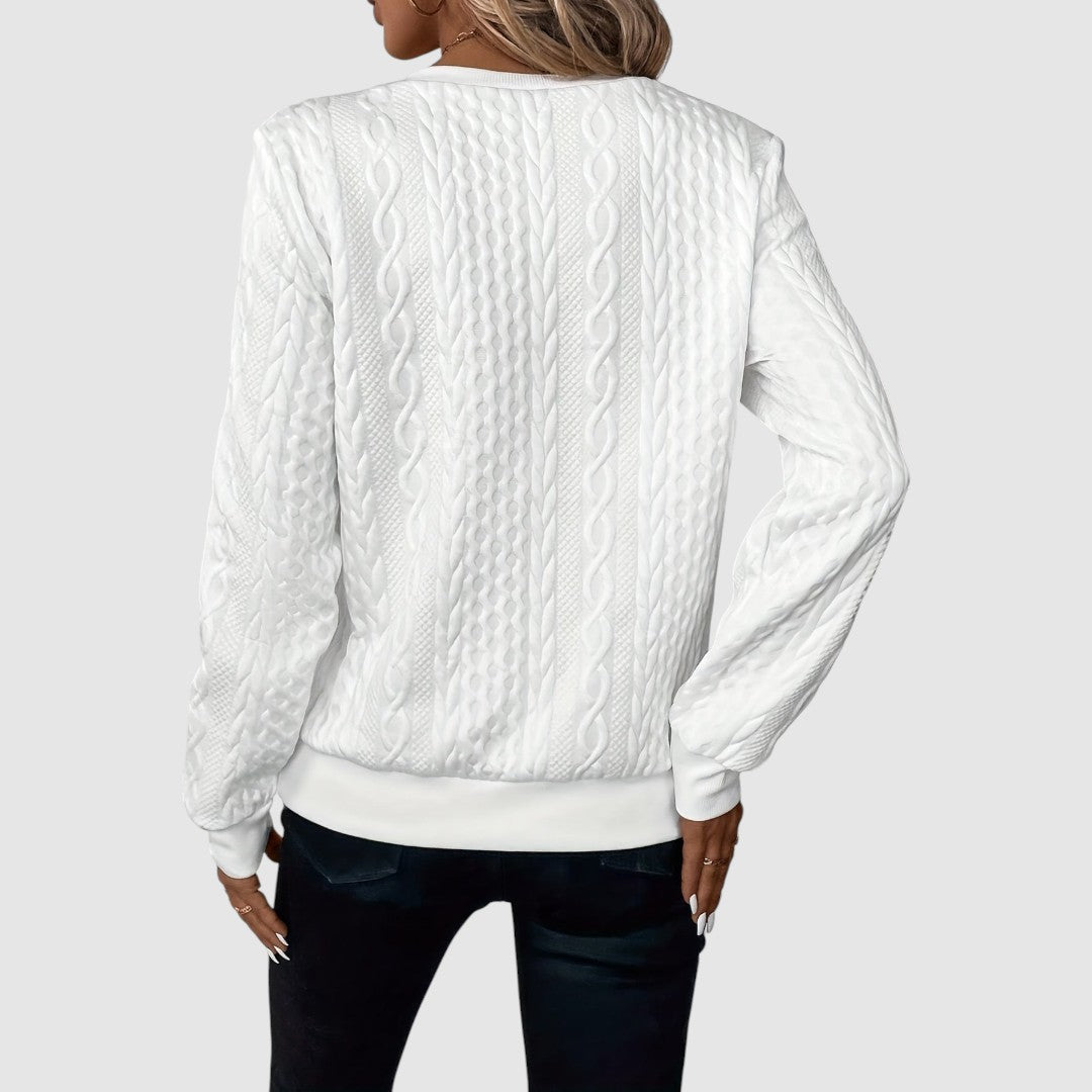 Rozárie – Stylische Zopfstrick-Pulli