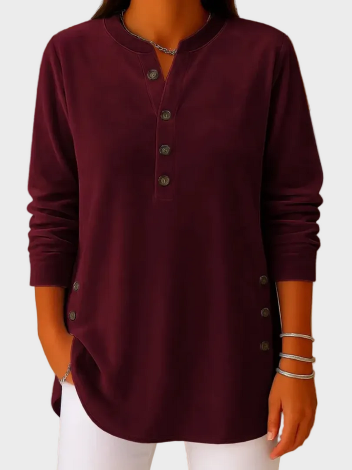 Meredith – Klassischer Pullover mit Rundhalsausschnitt