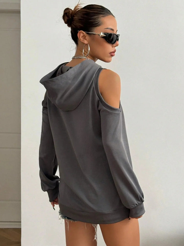 Camélia™ — Elegants Sweatshirt mit offnige Schultere