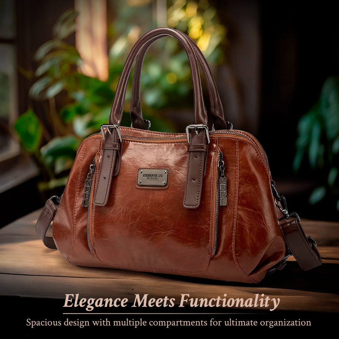 Katherine – luxuriösi Statement-Läderhandtasche