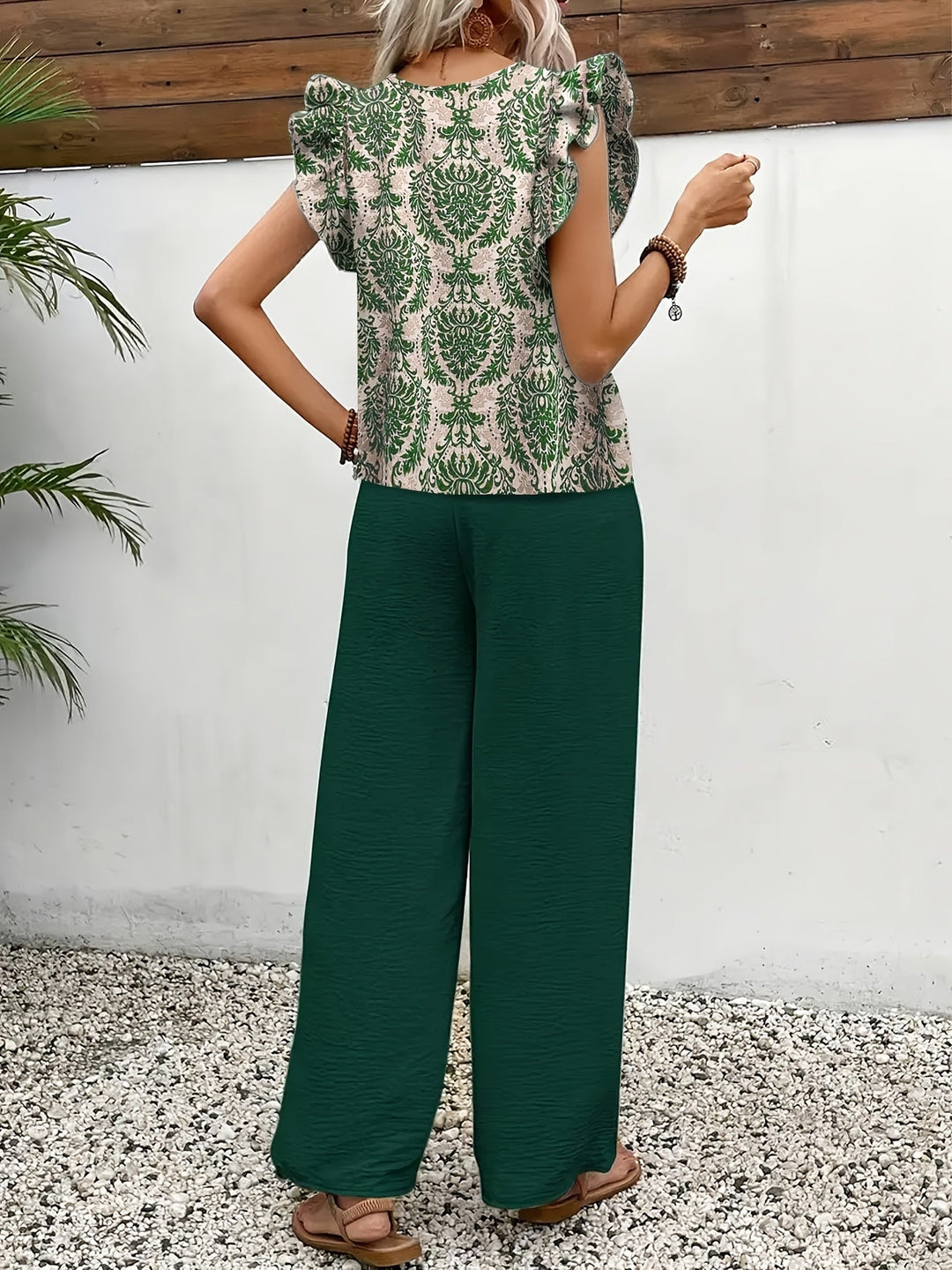 Amelia | Elegantes Paisley-Zweiteiler-Set