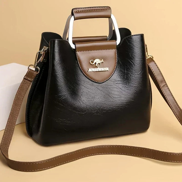 Isabella – Schicki Leder-Chübeltasche
