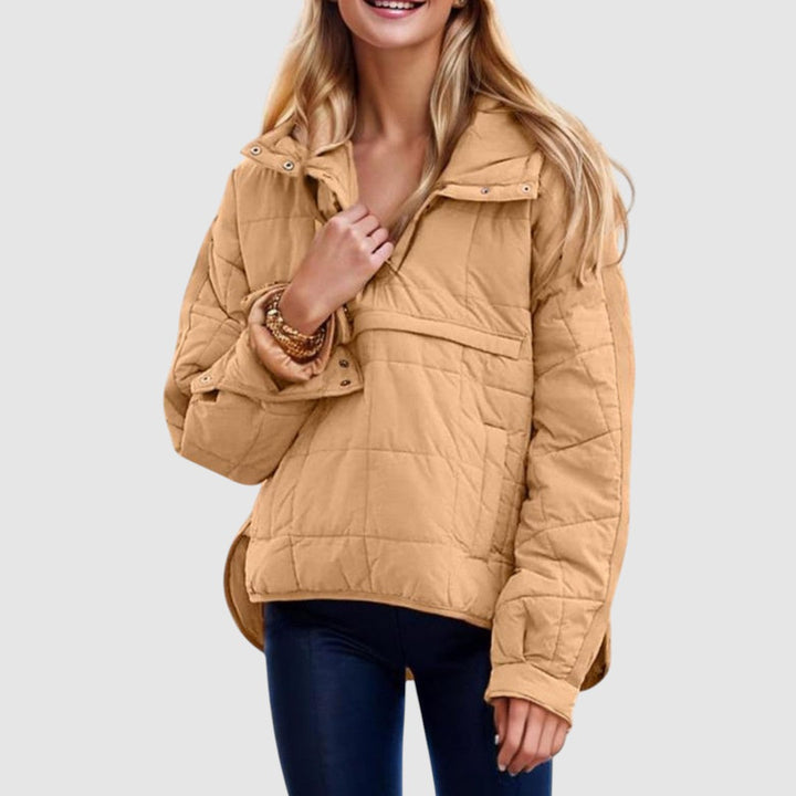 Anežka – Oversize-Bluse mit Kapuze