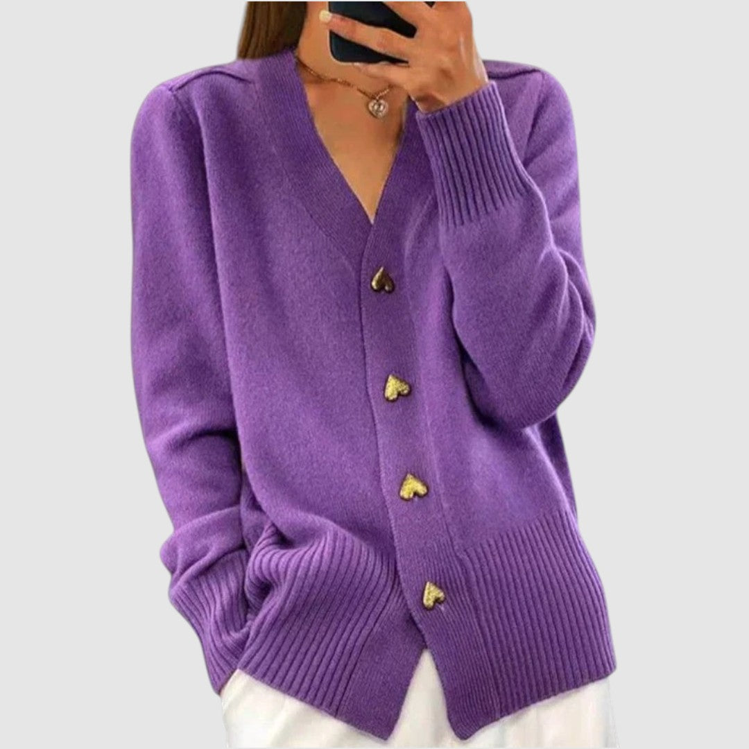 Nela – Klassischi eleganti Strickjacke