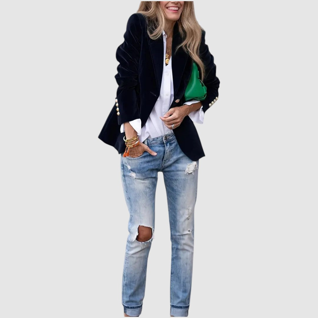 Natálie – Eleganti Samtjacke