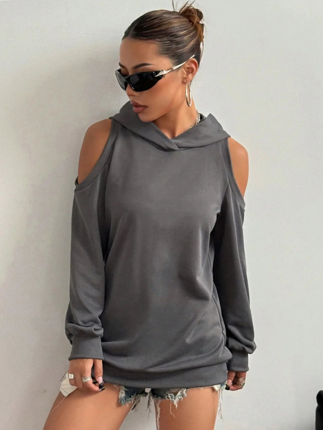 Camélia™ — Elegants Sweatshirt mit offnige Schultere