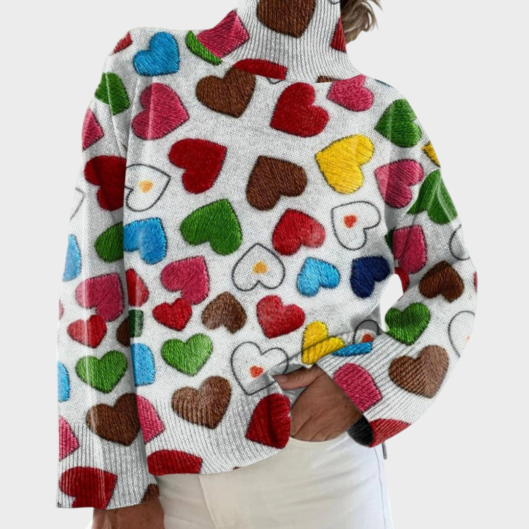 Aurora – Künstlerischer Rollkragenpullover