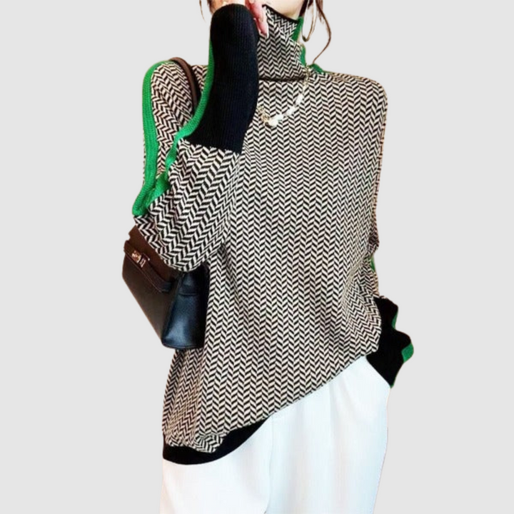 Elżbieta – Pullover mit hohem Chrage