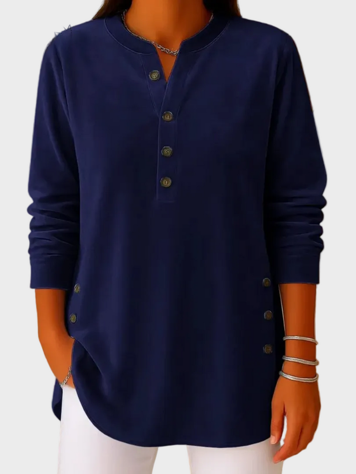 Meredith – Klassischer Pullover mit Rundhalsausschnitt