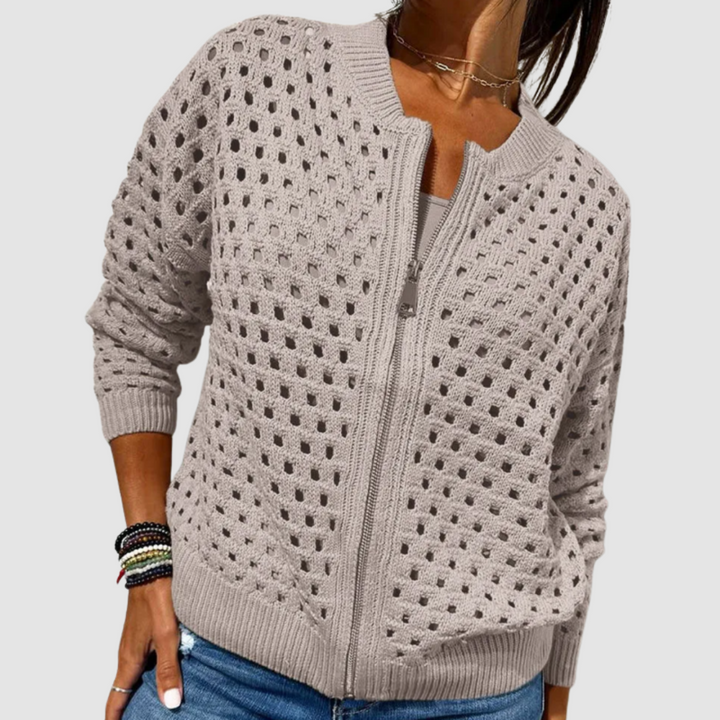 Desiree™ — Raffinierte Strickjacke mit liechtem Tragkomfort