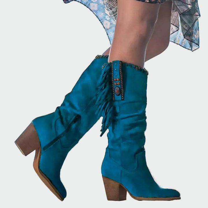 Edyta – Bequeme Leder-Stiefeletten