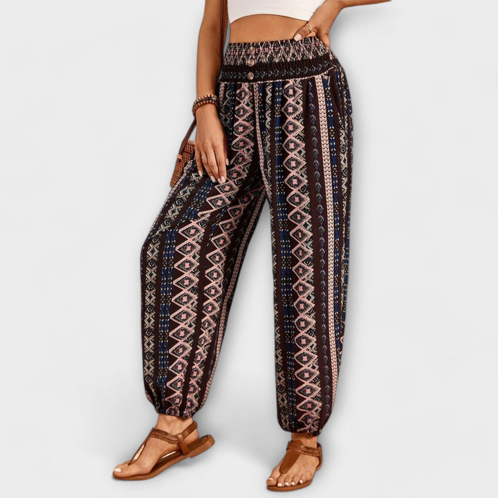 Anna – Hose mit ethnografischem Muster