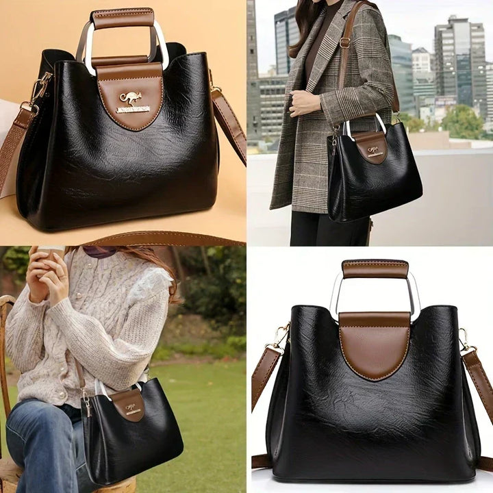 Isabella – Schicki Leder-Chübeltasche