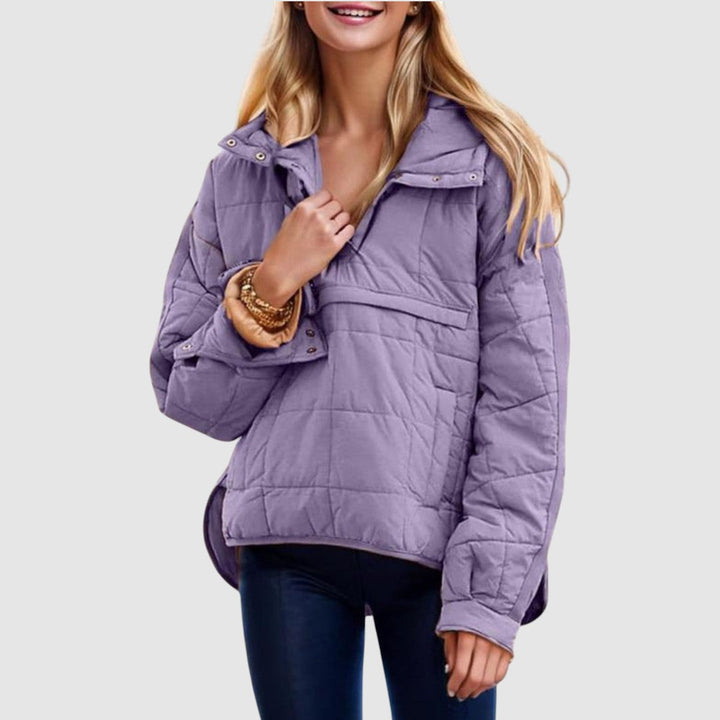 Anežka – Oversize-Bluse mit Kapuze