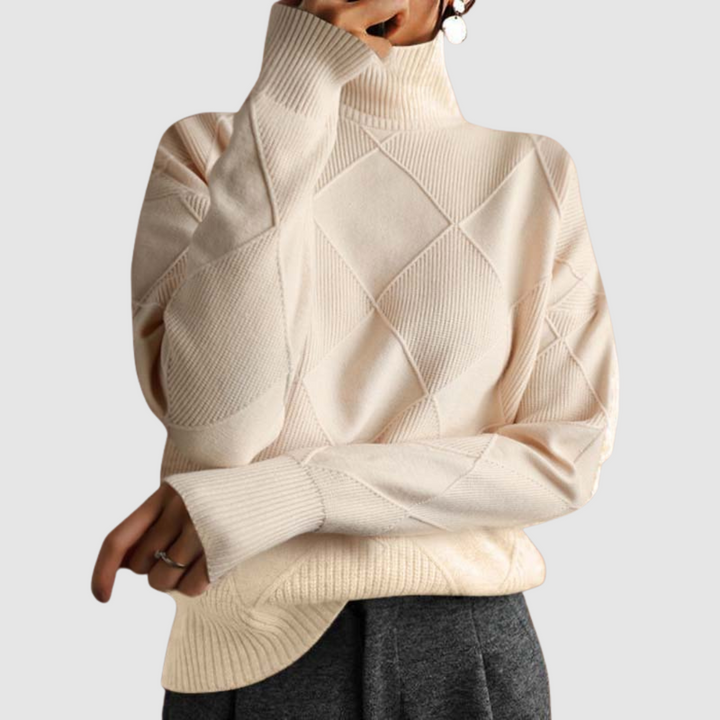 Ester – Strukturierter Rollkragenpullover