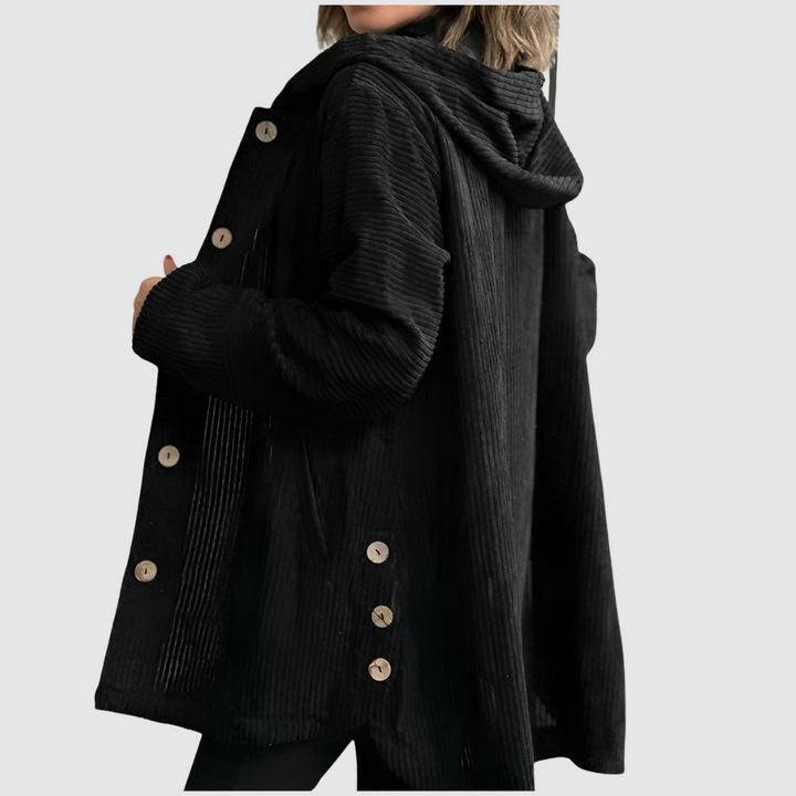 Stella – Bequemi Samtjacke mit Chappe
