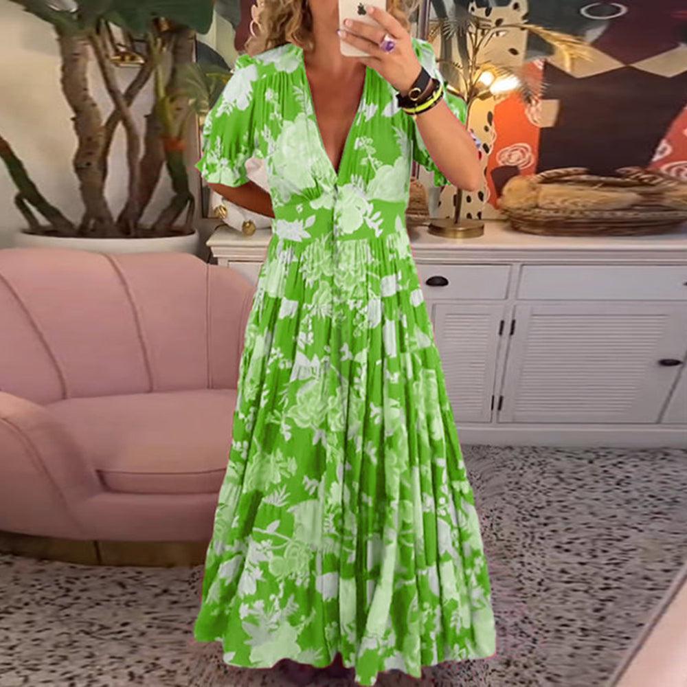 Floriana - Lebhaftes Blumenkleid