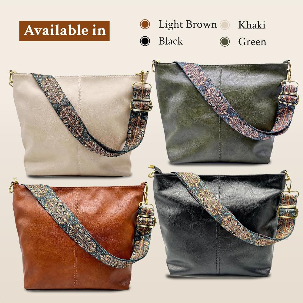 Linda – Vintage-Charm-Läder-Schultertäsch