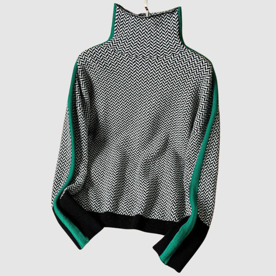 Elżbieta – Pullover mit hohem Chrage