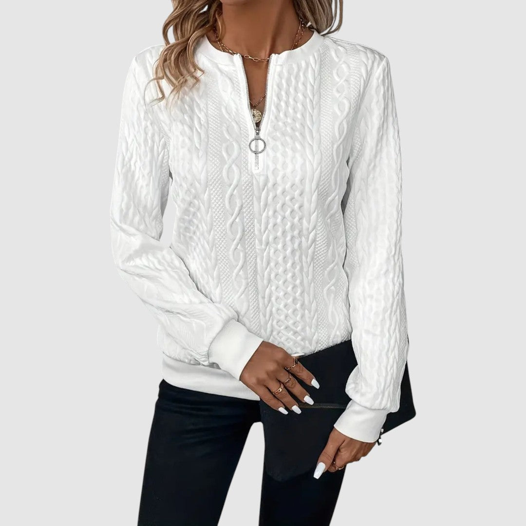 Rozárie – Stylische Zopfstrick-Pulli