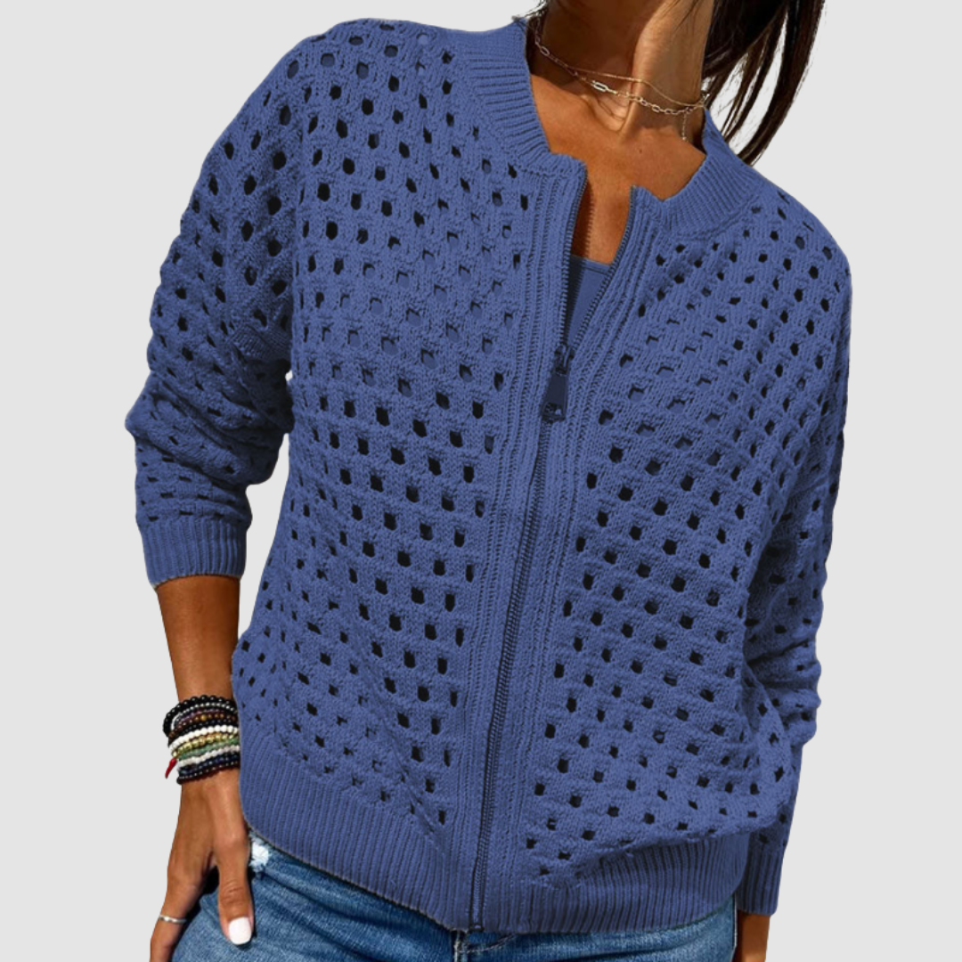 Desiree™ — Raffinierte Strickjacke mit liechtem Tragkomfort