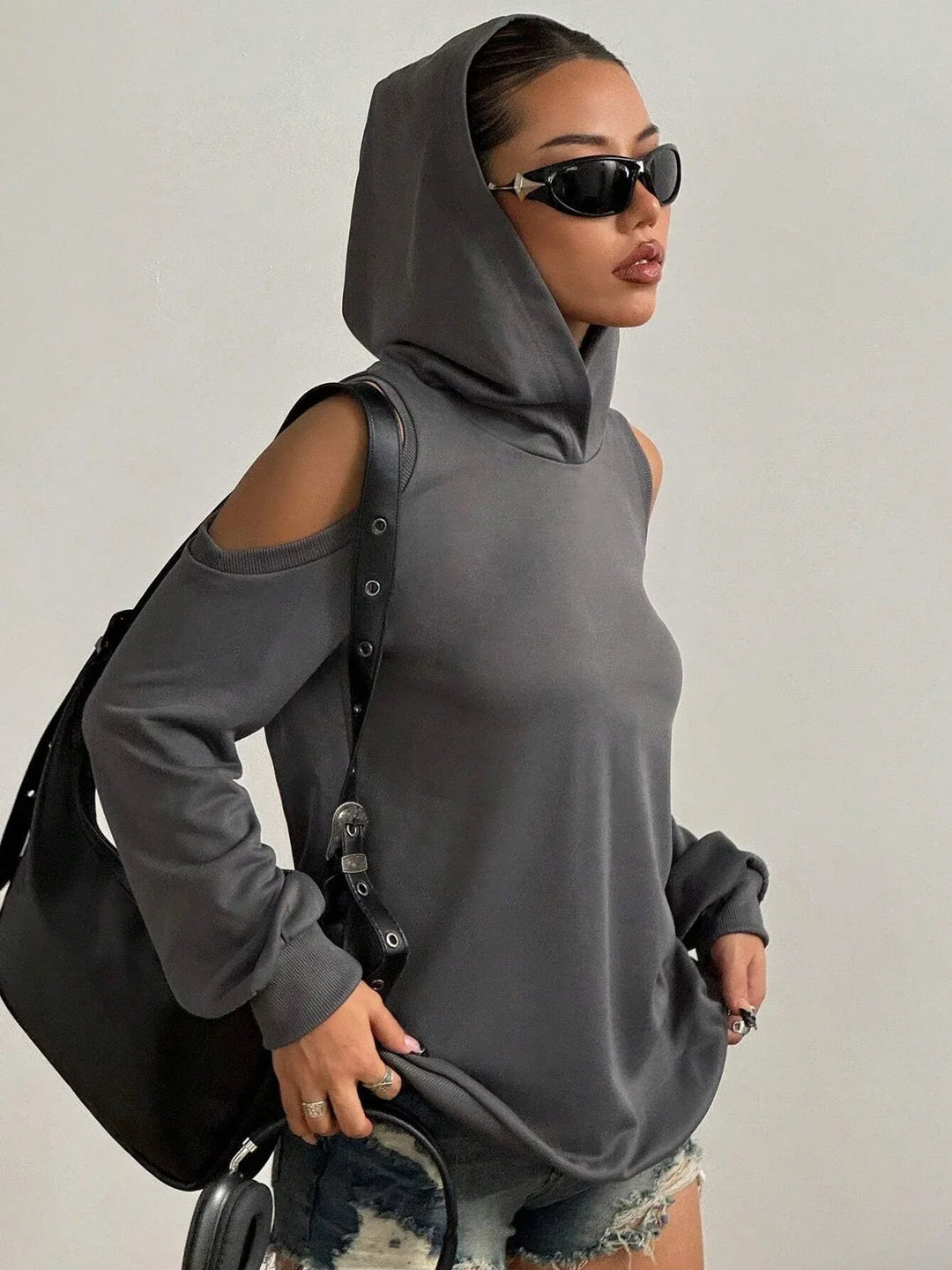 Camélia™ — Elegants Sweatshirt mit offnige Schultere