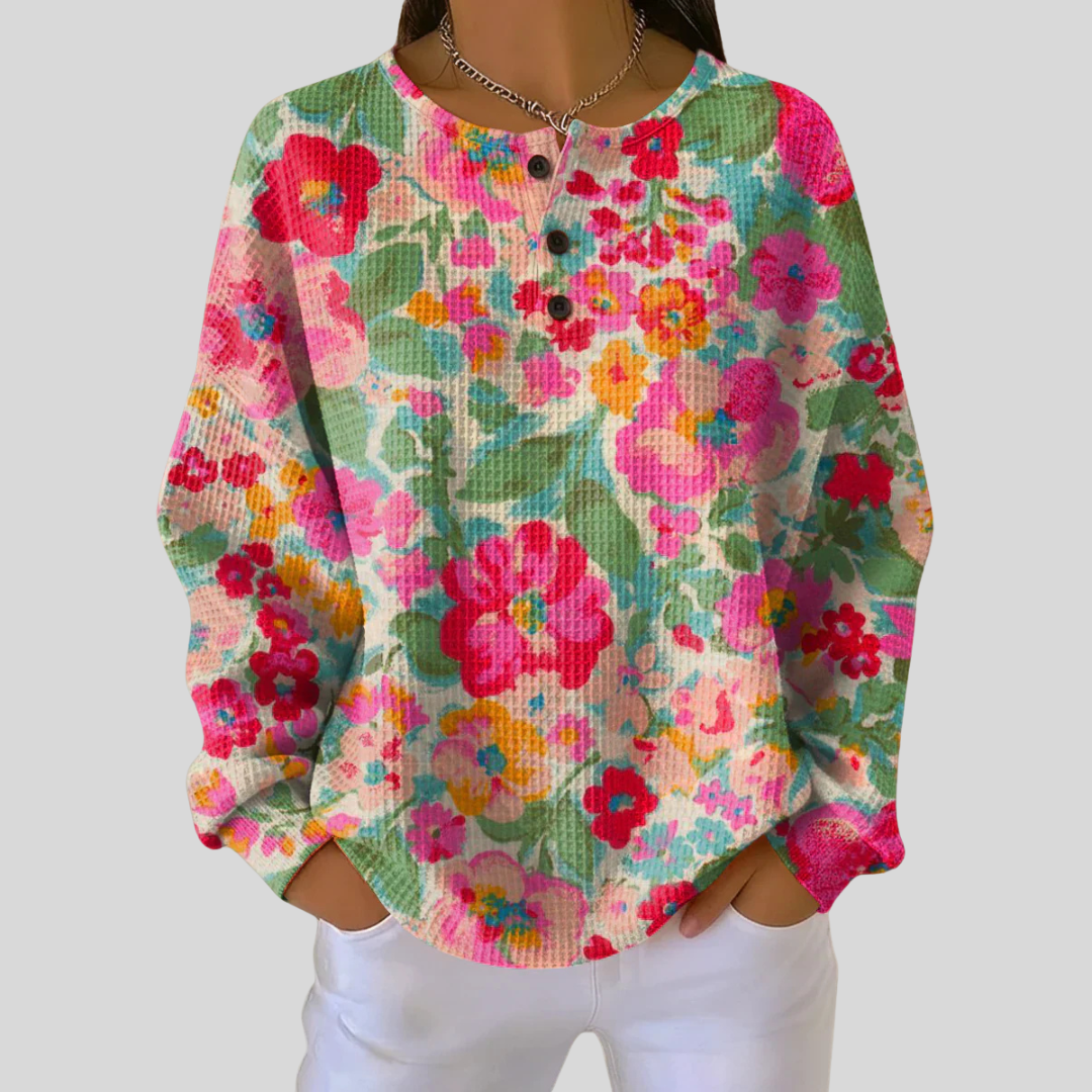 Margaux – Pulli mit farbige Blüemli