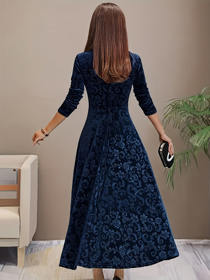 Julie | Elegants Maxichleid mit Muster