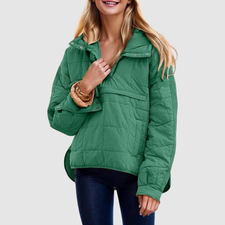 Anežka – Oversize-Bluse mit Kapuze