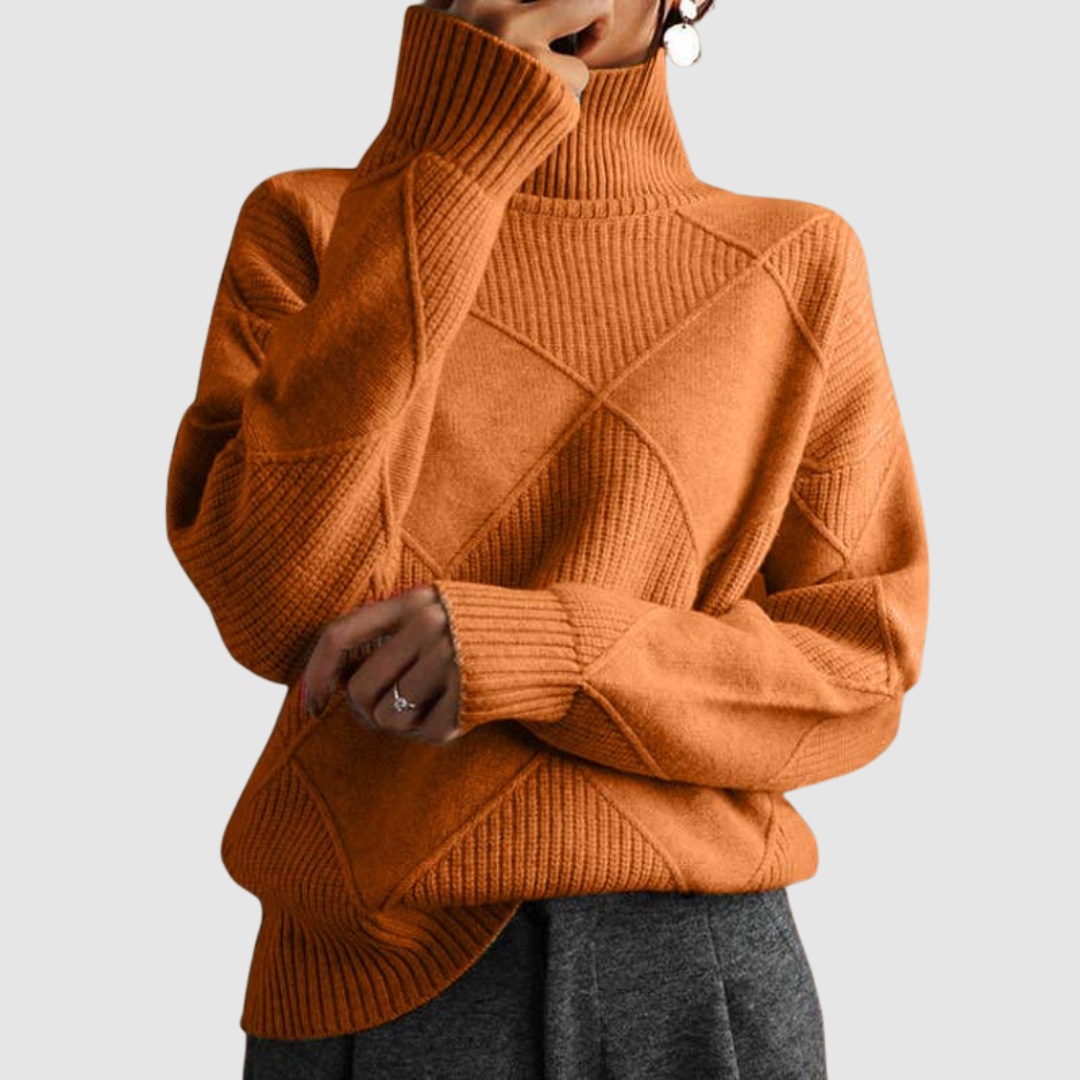 Ester – Strukturierter Rollkragenpullover