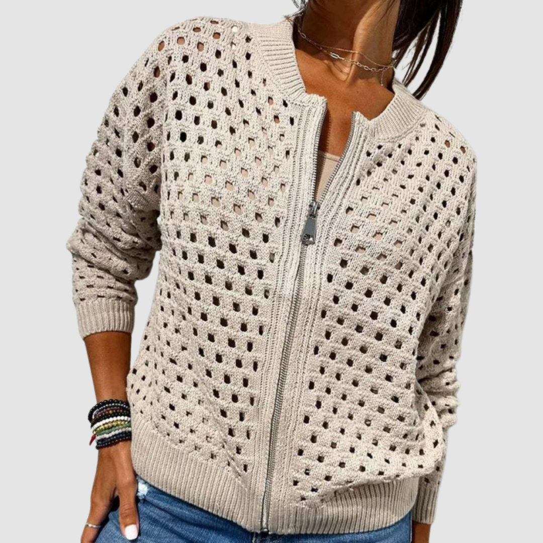 Desiree™ — Raffinierte Strickjacke mit liechtem Tragkomfort
