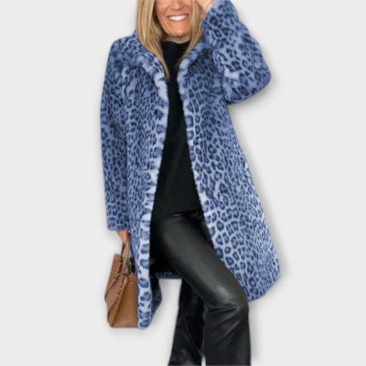Amara – Mantel im Leopardemuster