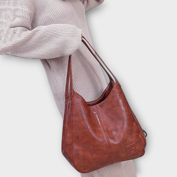 Cécile. – Vintage-Ledertasche