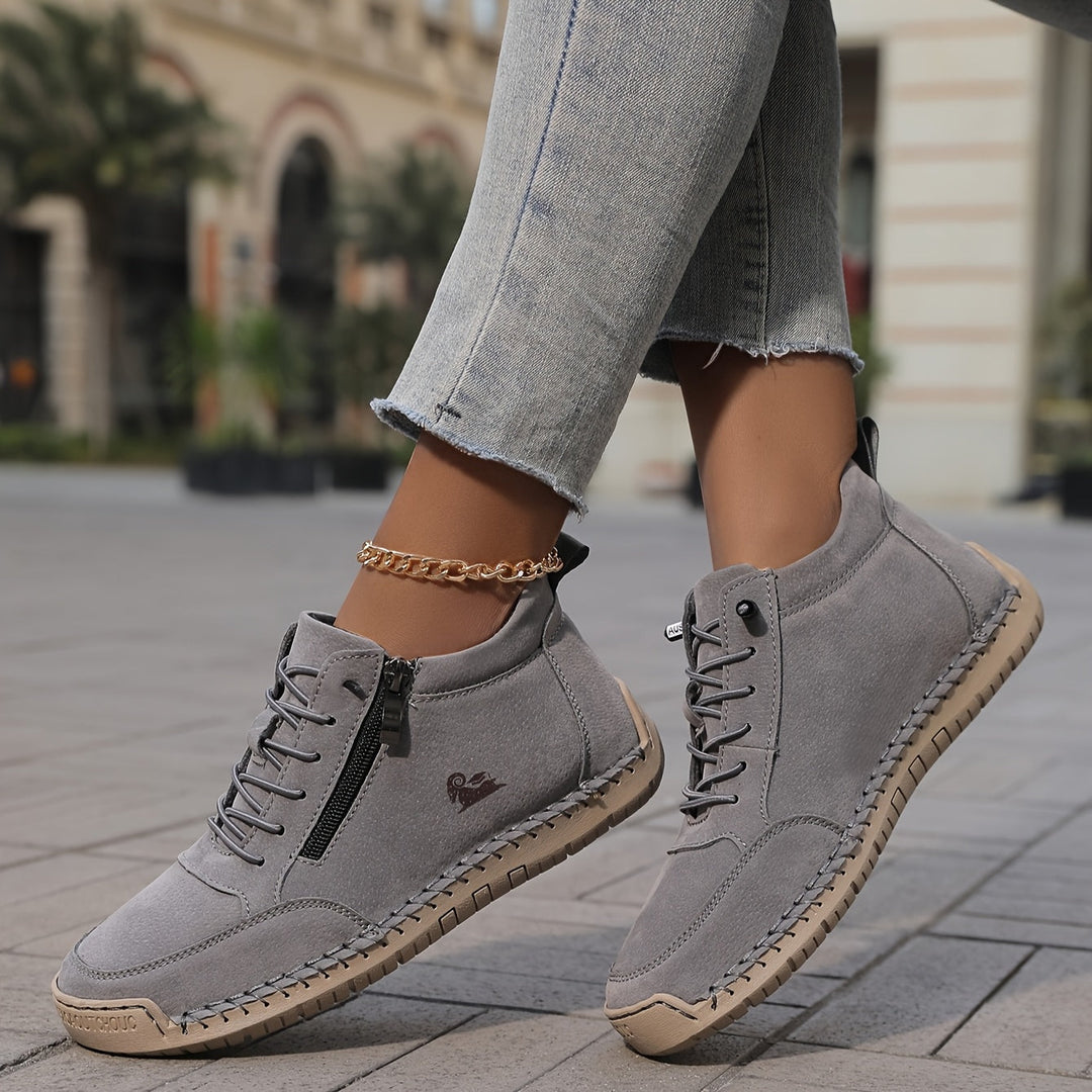 Mila – Bequemi orthopädischi Sneakers + Reissverschluss