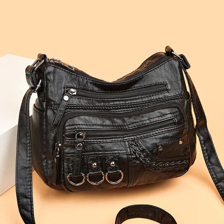Olivia – Eleganti Schultertasche im Vintage-Stil