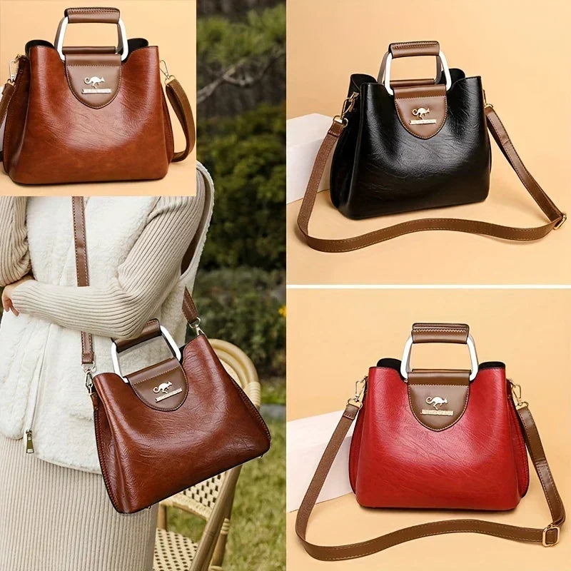 Isabella – Schicki Leder-Chübeltasche