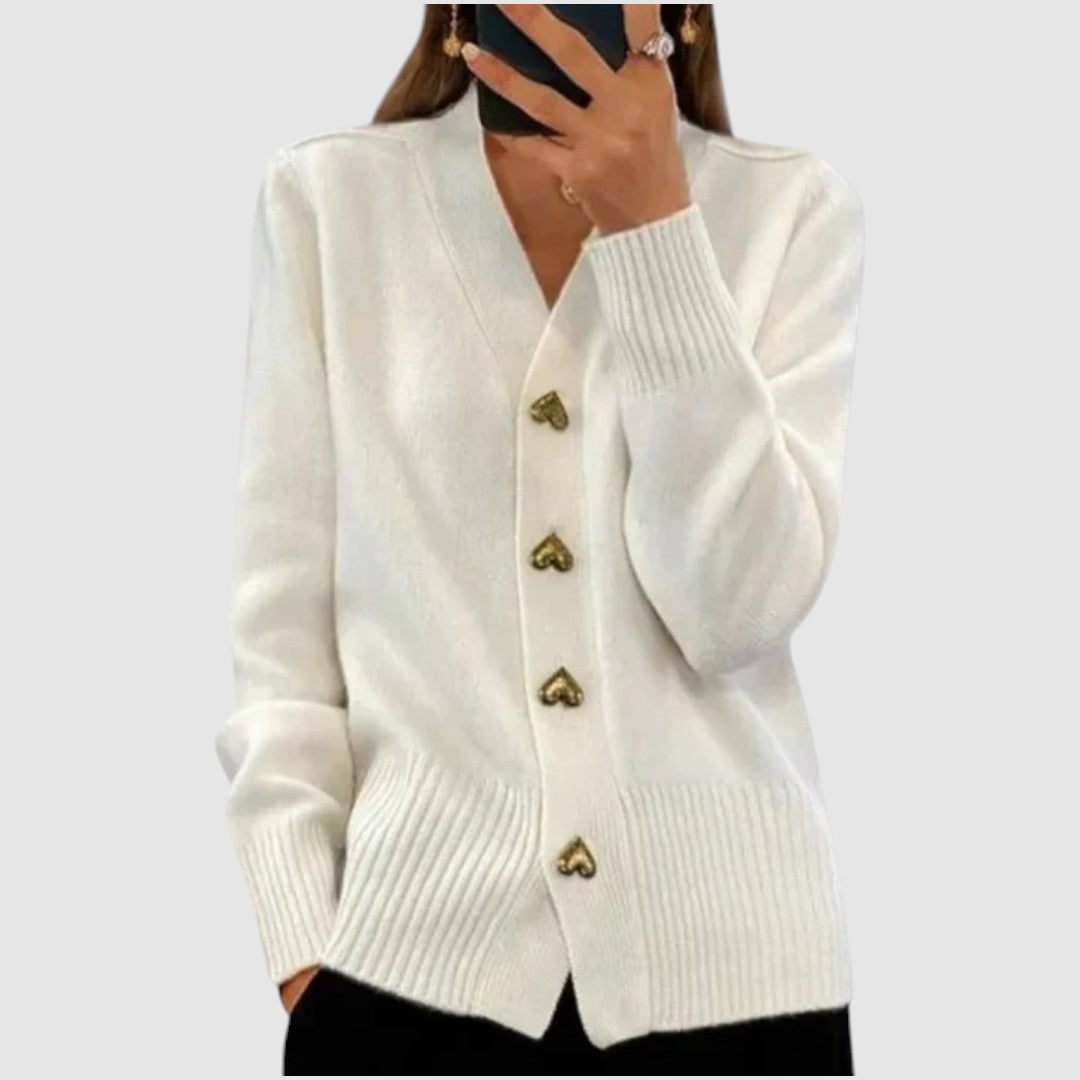 Nela – Klassischi eleganti Strickjacke