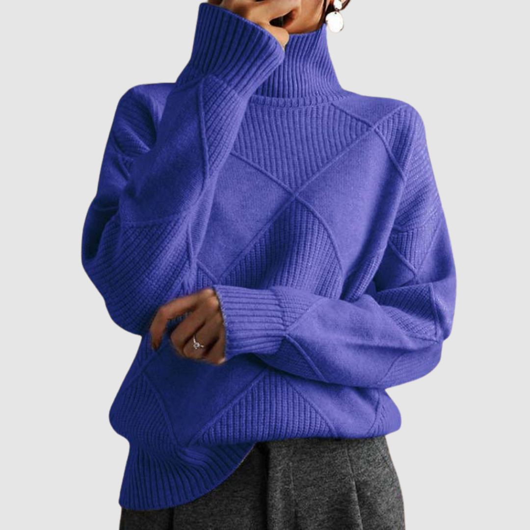 Ester – Strukturierter Rollkragenpullover