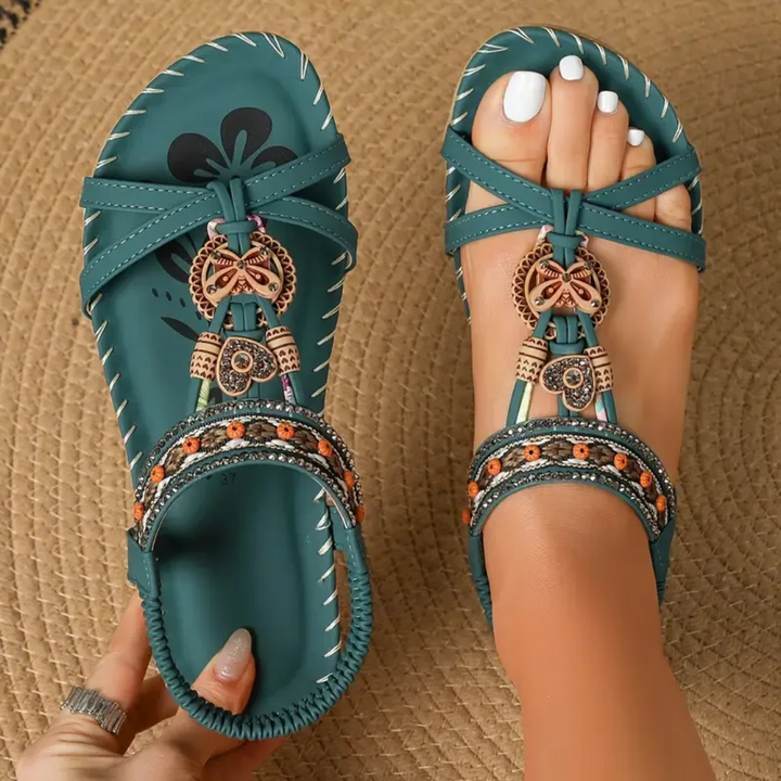 Nada – Orthopädischi Sandale im Ibiza-Stil, Komfort & Eleganz