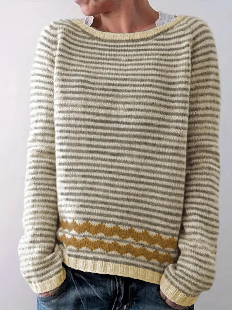Isabelle™ | Elegante, bequeme Streife-Pulli für de Alltag