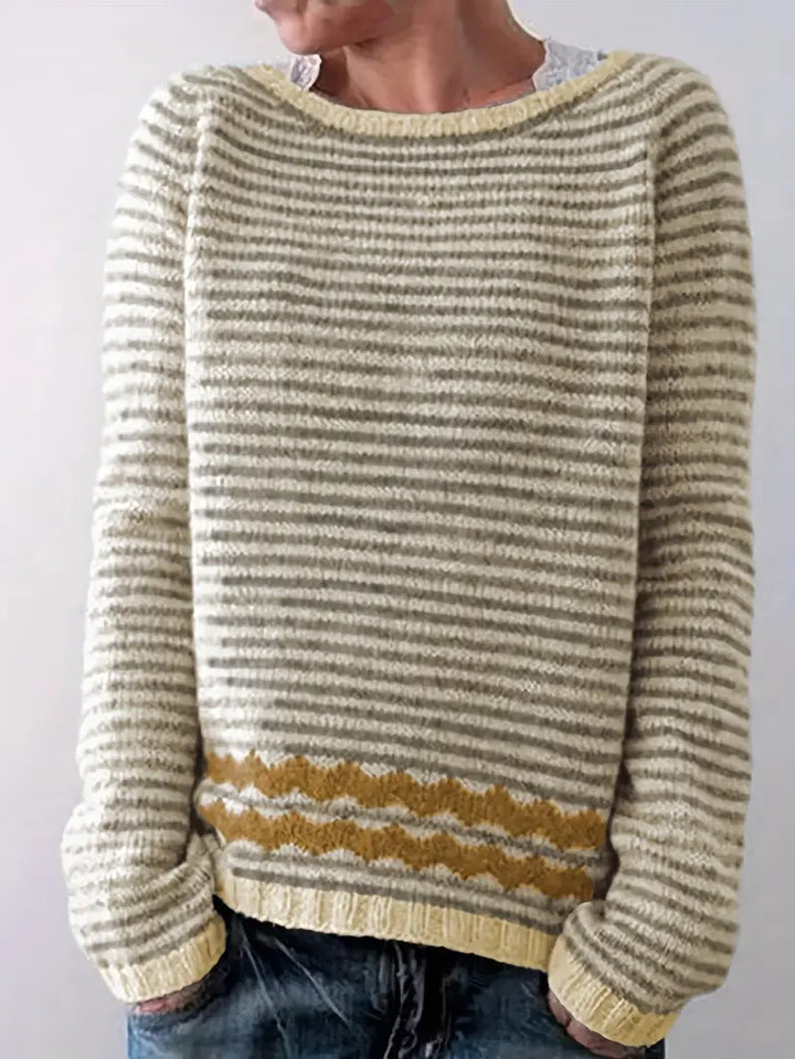 Isabelle™ | Elegante, bequeme Streife-Pulli für de Alltag