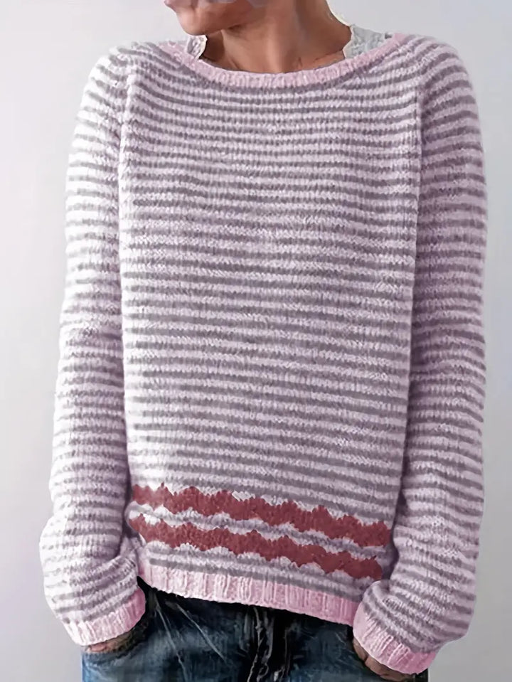 Isabelle™ | Elegante, bequeme Streife-Pulli für de Alltag