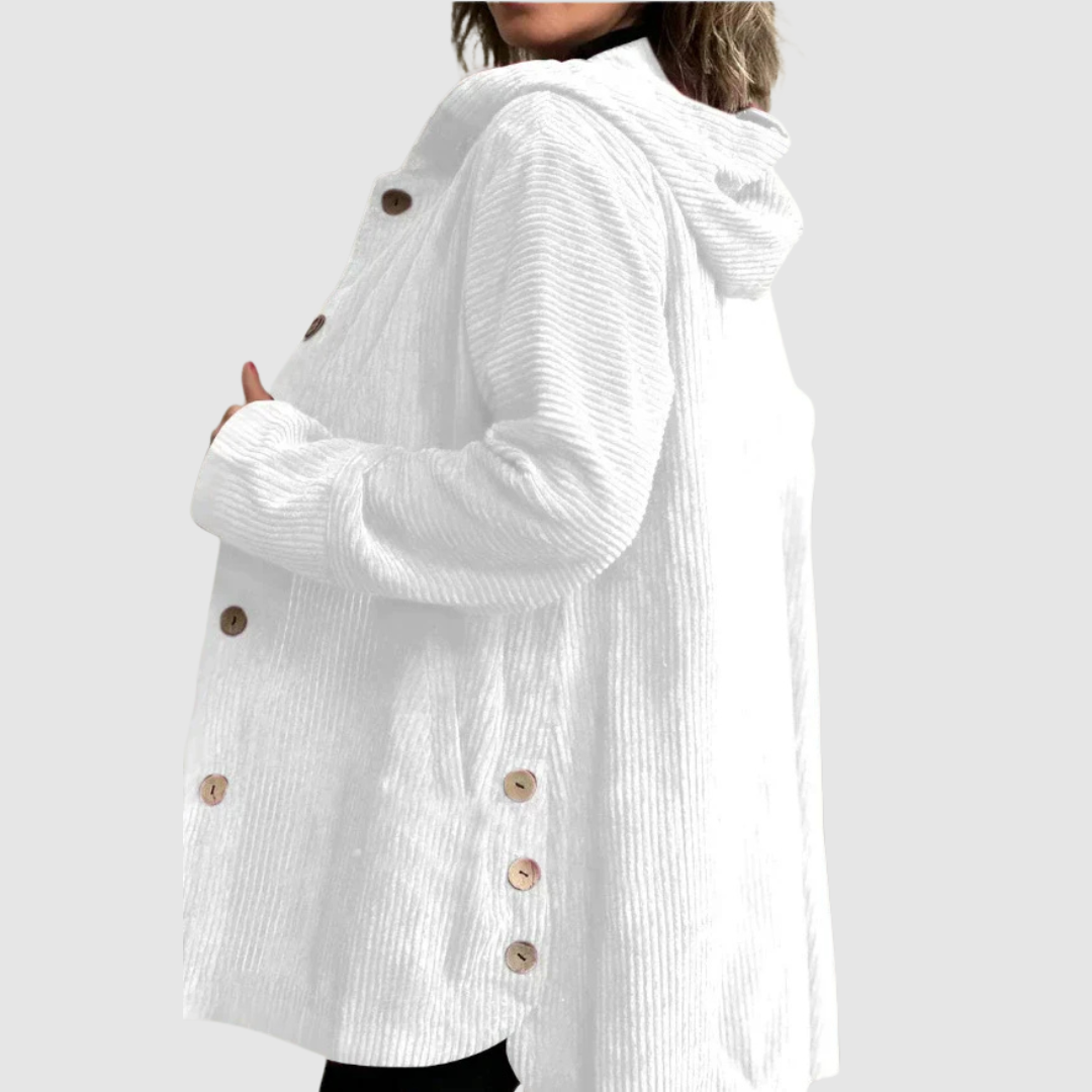 Stella – Bequemi Samtjacke mit Chappe
