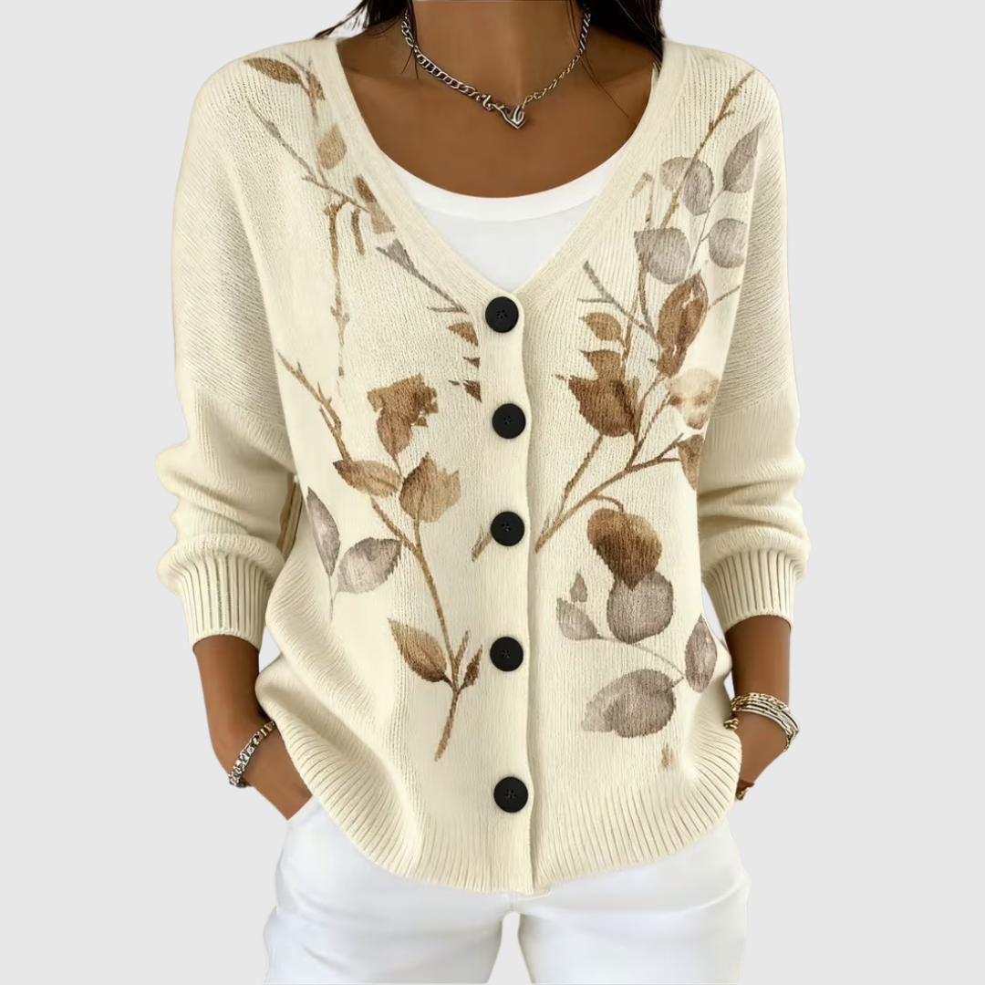 Cardigan-Pullover us bequemem Strick